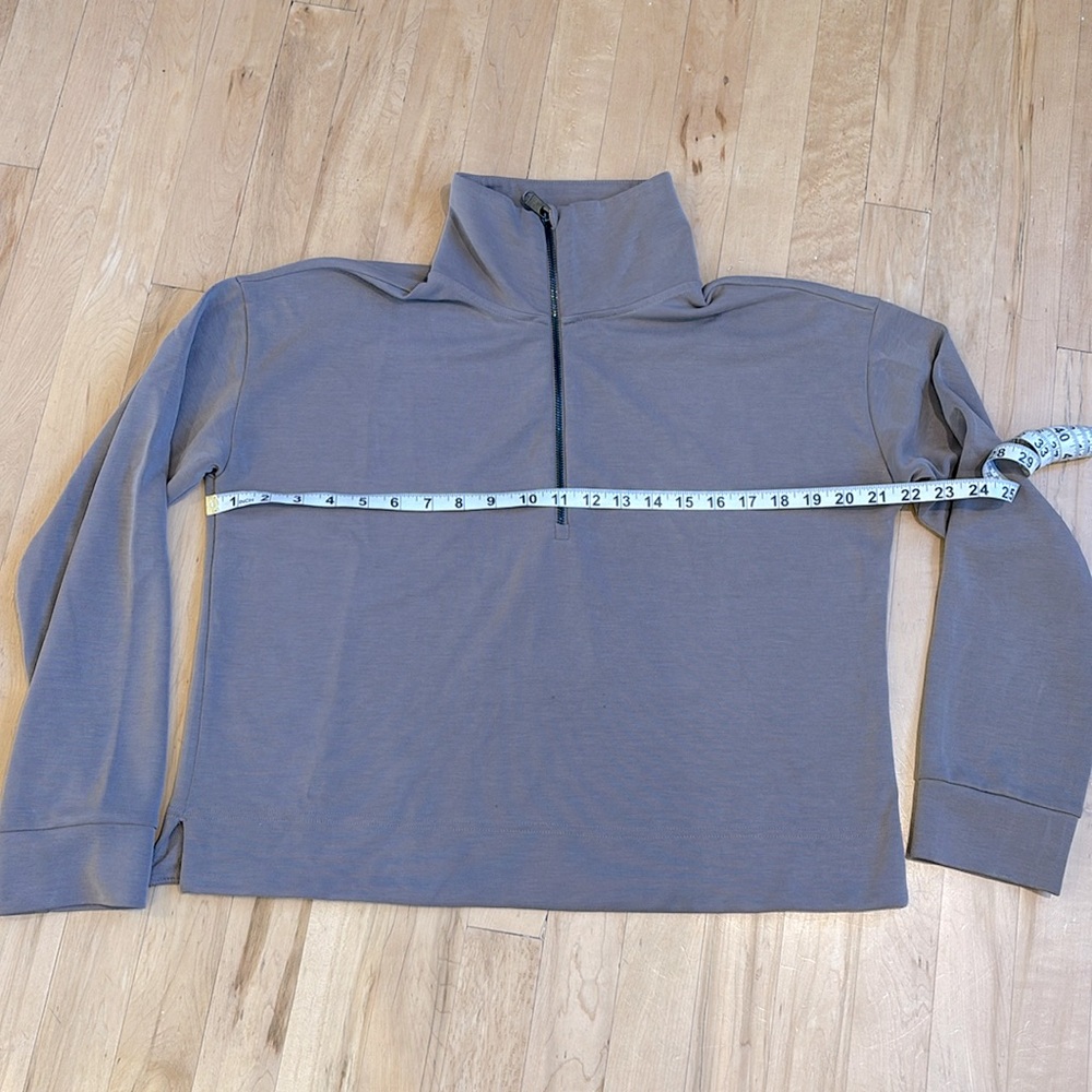 Athleta sea soft, quarter zip sweatshirt